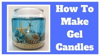 How To Make Gel Candles  DIY Gel Candle Making For Beginners [upl. by Shina]