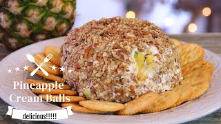 Easy Breezy Pineapple Cream Cheese Ball [upl. by Nelle]