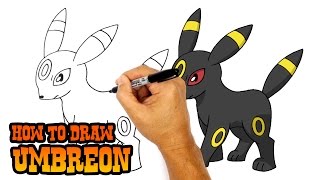 How to Draw Pokemon  Umbreon [upl. by Sualkin]