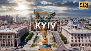 Kyiv Ukraine 🇺🇦  4K Drone Footage [upl. by Aihsas]