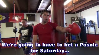 CARLOS CUADRAS DEBATES amp BETS WITH TRAINER RUDY HERNANDEZ OVER CRAWFORD VS POSTOL  EsNews Boxing [upl. by Maryl]