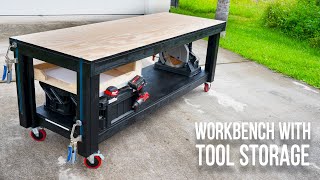 How to make A Workbench  DIY WOODWORKING [upl. by Wylie729]