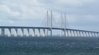 Denmark amp Sweden E20 Øresund Bridge [upl. by Eusoj]