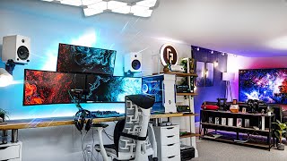 My 2021 ULTIMATE Gaming Setup amp YouTube Studio Tour [upl. by Nawtna]