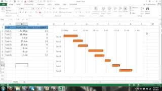 Excel Gantt Chart Tutorial  2022  How to Make a Gantt Chart in Microsoft Excel 365 [upl. by Buck]