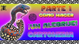 Como hacer un alebrije Tutorial Parte N1 [upl. by Enywtna]