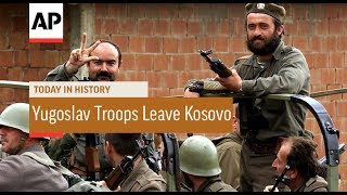 Yugoslav Troops Leave Kosovo  1999  Today In History  20 June 17 [upl. by Anella]