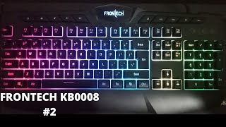 quotFRONTECH GAMING KEYBOARD  KB0008quot [upl. by Adamis]