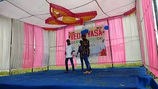 Vedavyasa degree college freshers day enjoy with nagini dance [upl. by Nessnaj]