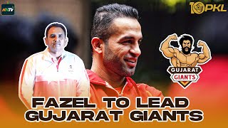 PKL 10  Gujarat Giants Press Conference  Coach Ram Mehar Singh Fazel Atrachali Rohit Gulia [upl. by Amitarp100]