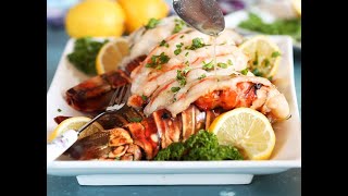 How to Bake Lobster Tail in the Oven [upl. by Lleder]