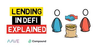 Lending And Borrowing In DEFI Explained  Aave Compound [upl. by Erminia286]