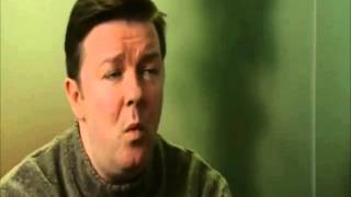 EXTRAS Bloopers Ricky Gervais  Youre Aware Im Gay [upl. by Ydarb805]