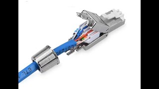 Toolless RJ45 Connector [upl. by Toscano949]