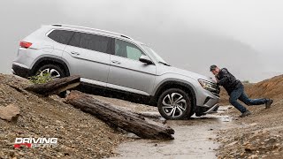 2021 Volkswagen Atlas Review and OffRoad Test [upl. by Airdnoed]