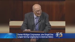 Former Michigan Congressman John Dingell Dies [upl. by Bonner]