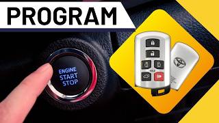 Program Toyota Smart Key Fob Yourself Push Button Start Vehicles [upl. by Shelley]