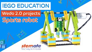 Wedo 2 0 instructions Sports robot II LEGO EDUCATION [upl. by Atekihc172]