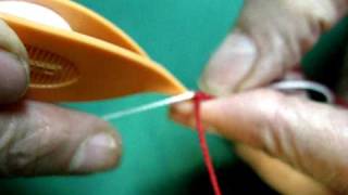 Tatting How to make a Chain and a Ring [upl. by Towill967]