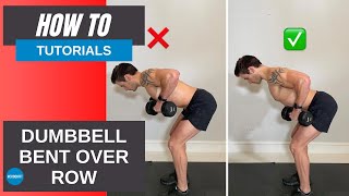 HOW TO Dumbbell bent over row  CrockFit [upl. by Neitsirhc]