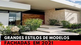 100 Grande Estilos de Fachadas de Casas Modernas Para 2021 [upl. by Tomkins]