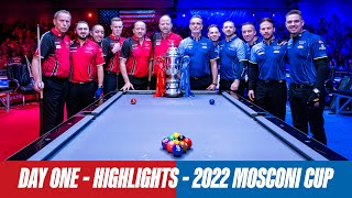 Day One  Highlights  2022 Mosconi Cup [upl. by Hadihsar]