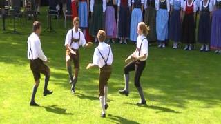 Austrian traditional folk dance Haidauer amp Osterwitzer Schuhplattler [upl. by Aretak54]