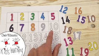 Learn 1 to 20 in English  How to Write Numbers  Counting Numbers 1to20 Toddler Preschooler Kids [upl. by Sorips]