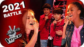 Phil Collins  Youll Be In My Heart MayaOscarampMinoSaralynn  The Voice Kids 2021  Battles [upl. by Sidra]