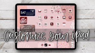 Customize your iPad Homescreen  Easy amp Aesthetic  MUST DO [upl. by Allerbag]