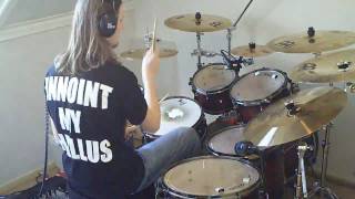 Cradle Of Filth  Her Ghost In The Fog Drum Cover [upl. by Opportina]