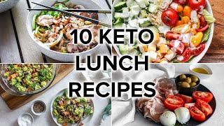 10 Keto Lunch Recipes That Are Easy amp Satisfying [upl. by Enyala]