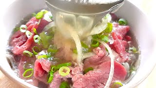 PHO BO – VIETNAMESE BEEF NOODLE SOUP  AUTHENTIC BEEF PHO RECIPE [upl. by Eibor]