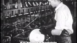 HISTORY OF VINYL RECORDS 1  The 78 RPM Single Manufacturing plant RCA [upl. by Kohl]