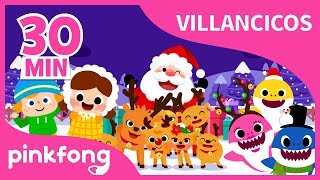 Los Mejores Villancicos Navideños  Recopilación  Villancicos de Navidad  Pinkfong [upl. by Terza]