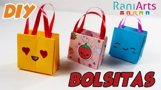 DIY  BOLSITAS DE REGALO ORIGAMI  GIFT BAGS [upl. by Chilt]