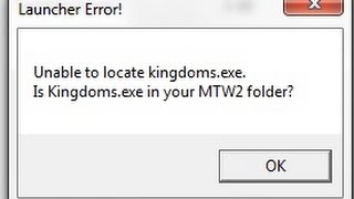 M2TW  Cant Find kingdomsexe SOLUTION [upl. by Enelrae]