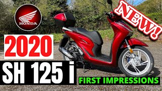 NEW  HONDA  SH 125 i  2020  REVIEW  FIRST IMPRESSION [upl. by Sherm]