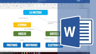 Como hacer un MAPA CONCEPTUAL en WORD 2020 [upl. by Zanahs]