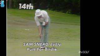 Sam Snead Final Round Golf Highlights 1974 PGA Championship [upl. by Drugi]