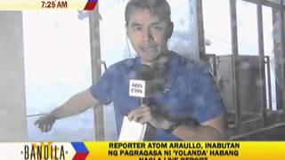 ABSCBN News team survives super typhoon [upl. by Lleroj]