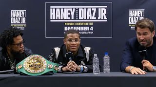 Devin Haney  FULL POST FIGHT PRESS CONFERENCE vs Jo Jo Diaz Jr  Matchroom Boxing USA [upl. by Amsed992]