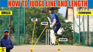 HOW TO JUDGE BALL’S LINE AND LENGTH IN BATTING  TECHNIQUE DRILLS AND TIPS  HINDI CRICKET COACHING [upl. by Ayote]