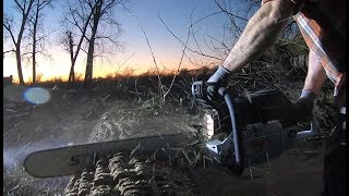 Stihl MS880 Unboxing Overview First Cuts [upl. by Heigl]