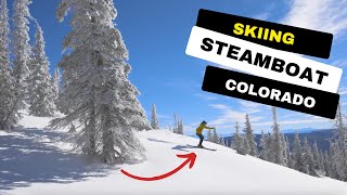 Skiing Steamboat Springs Colorado [upl. by Retsim]