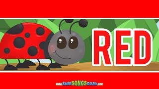 The Color Red Song  Kids Songs with Action And Lyrics  KidsSongsClub Nursery Rhyme [upl. by Esor]