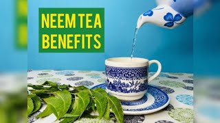 NEEM TEA HEALTH BENEFITS  How to make Neem Tea Neem tea SIDE EFFECTS [upl. by Rehpotsrhc]