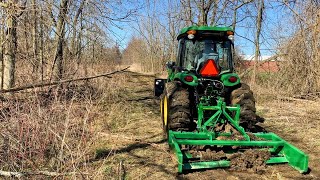 BETTER THAN A BOX BLADE CAN A LAND PLANE LEVEL SPRING MUD [upl. by Allenrad]