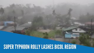 Super Typhoon Rolly lashes Bicol Region [upl. by Yeslaehc]