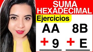 SUMA HEXADECIMAL  Ejercicio 3 [upl. by Desi310]